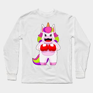 Unicorn Boxer Boxing gloves Boxing Long Sleeve T-Shirt